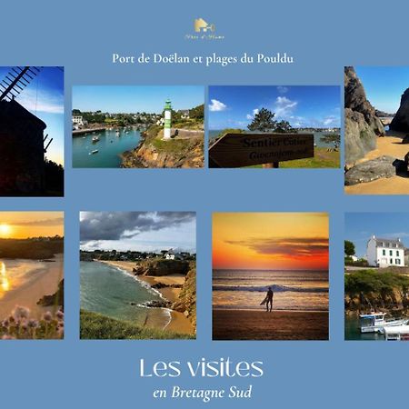 La Maison Bleue,Authenticite, Nature, Simplicite, 2-5 Personnes, Moelan Sur Mer المظهر الخارجي الصورة