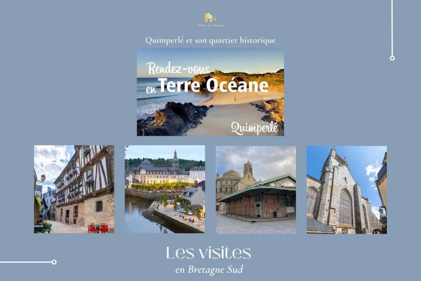 La Maison Bleue,Authenticite, Nature, Simplicite, 2-5 Personnes, Moelan Sur Mer المظهر الخارجي الصورة
