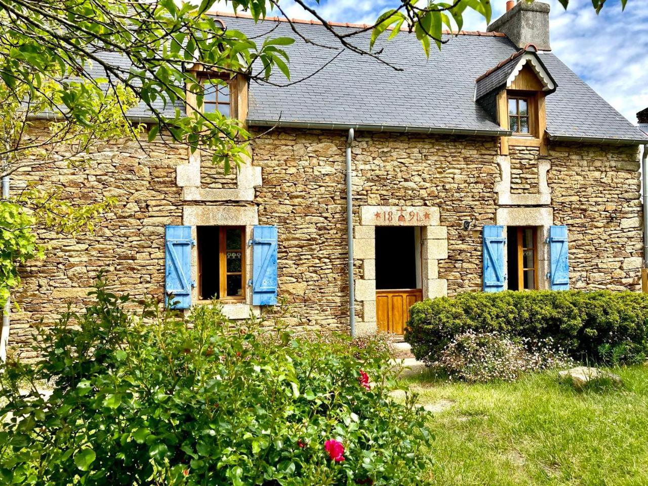 La Maison Bleue,Authenticite, Nature, Simplicite, 2-5 Personnes, Moelan Sur Mer المظهر الخارجي الصورة